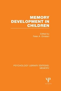 Memory Development Children (PLE: Memory)