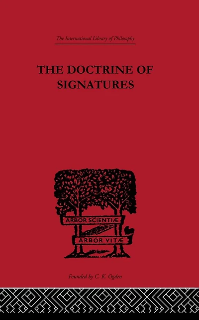 The Doctrine of Signatures: A Defence Theory Medicine