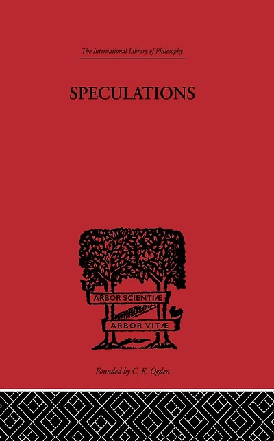 Speculations: Essays on Humanism and the Philosophy of Art