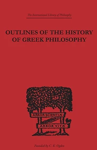 Outlines of the History Greek Philosophy