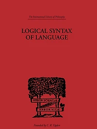 Logical Syntax of Language