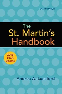 The St. Martin's Handbook with 2016 MLA update