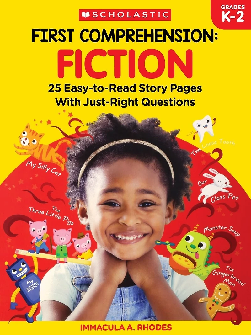 First Comprehension: Fiction: 25 Easy-to-Read Story Pages With Just-Right Questions