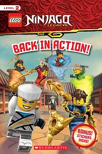 Back in Action! (LEGO Ninjago: Reader with Stickers)
