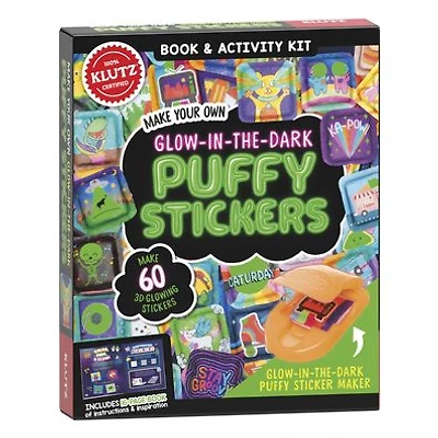 Make Your Own Glow-In-The-Dark Puffy Stickers