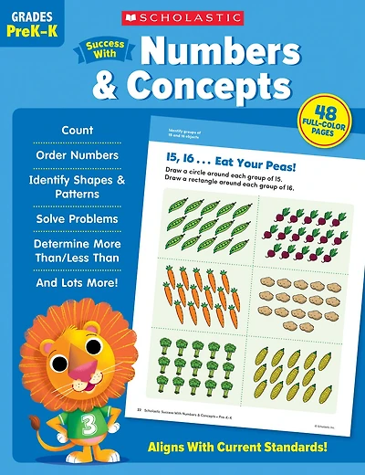 Scholastic Success with Numbers & Concepts Workbook