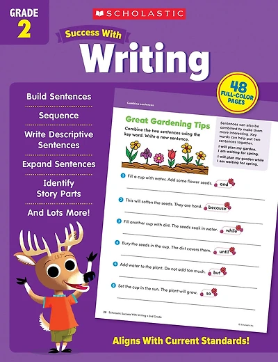 Scholastic Success with Writing Grade Workbook