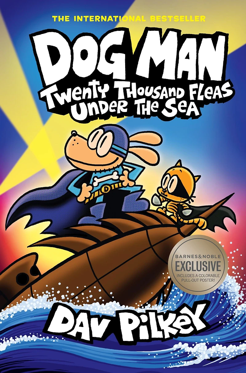 Twenty Thousand Fleas Under the Sea (Dog Man Series #11)