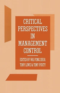 Critical Perspectives Management Control
