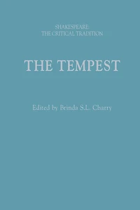 The Tempest: Shakespeare: Critical Tradition