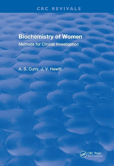 Biochemistry of Women Methods: For Clinical Investigation
