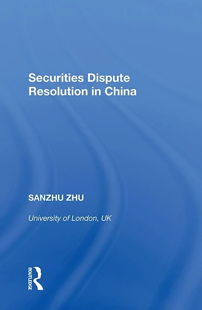 Securities Dispute Resolution China
