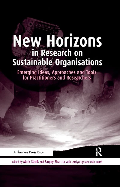 New Horizons Research on Sustainable Organisations: Emerging Ideas, Approaches and Tools for Practitioners Researchers
