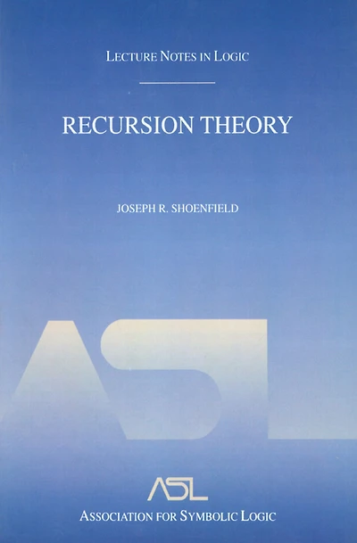 Recursion Theory: Lecture Notes Logic 1