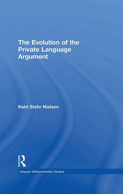 the Evolution of Private Language Argument