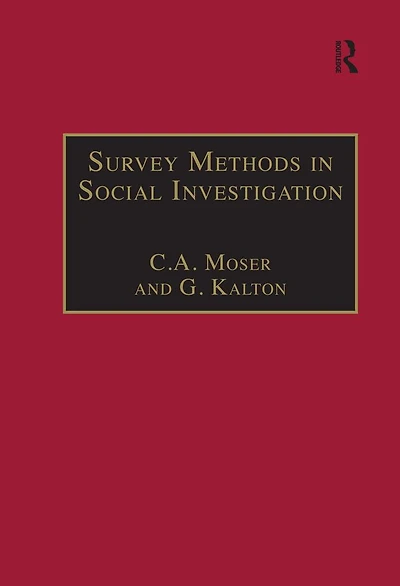 Survey Methods Social Investigation