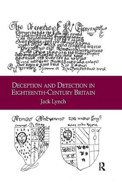 Deception and Detection Eighteenth-Century Britain