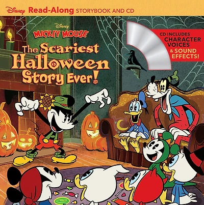 Disney Mickey Mouse: The Scariest Halloween Story Ever! (Read-Along Storybook and CD)