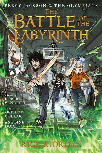 the Battle of Labyrinth: Graphic Novel (Percy Jackson and Olympians Series)