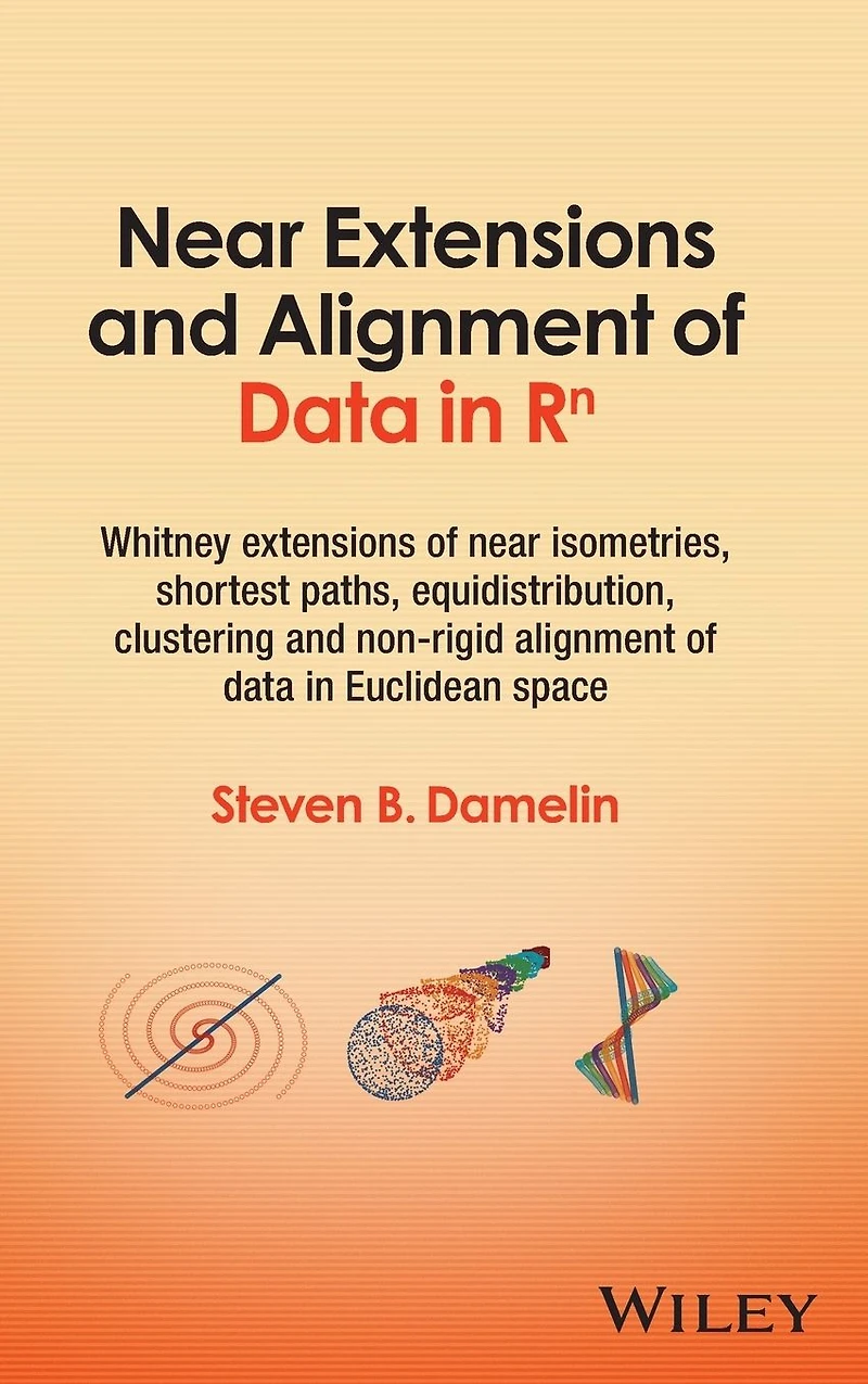 Near Extensions and Alignment of data R(superscript)n: Whitney Isometries, Shortest Paths, Equidistribution, Clustering Non-rigid Euclidean space