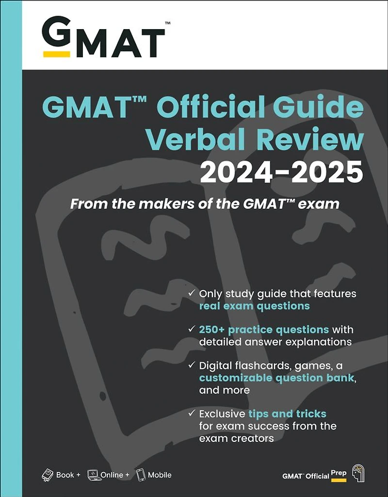 GMAT Official Guide Verbal Review 2024-2025: Book + Online Question Bank