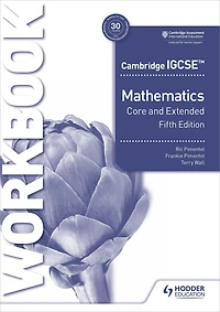 Cambridge IGCSE Mathematics Core and Extended Workbook 5th edition