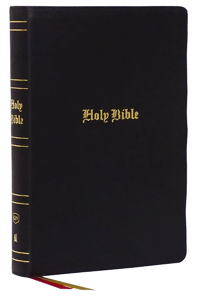 KJV Holy Bible: Super Giant Print with 43,000 Cross References, Black Genuine Leather, Red Letter, Comfort Print: King James Version
