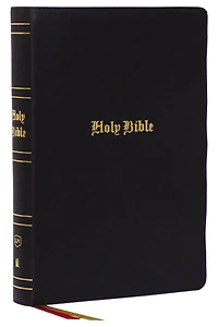 KJV Holy Bible: Super Giant Print with 43,000 Cross References, Black Genuine Leather, Red Letter, Comfort Print: King James Version