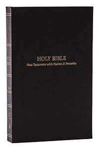 KJV Holy Bible: Pocket New Testament with Psalms and Proverbs, Softcover, Red Letter