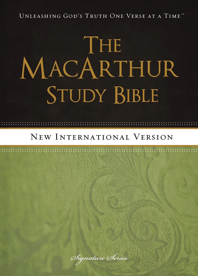 NIV, MacArthur Study Bible: Unleashing God's Truth One Verse at a Time (Holy Bible, New American Standard Bible)