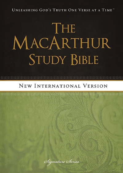 NIV, MacArthur Study Bible: Unleashing God's Truth One Verse at a Time (Holy Bible, New American Standard Bible)
