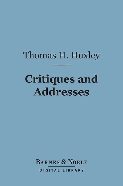 Critiques and Addresses