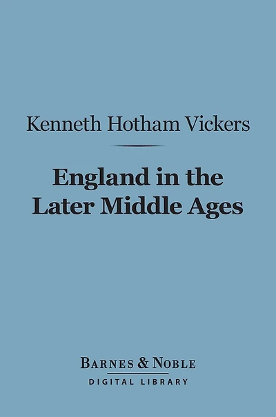 England the Later Middle Ages