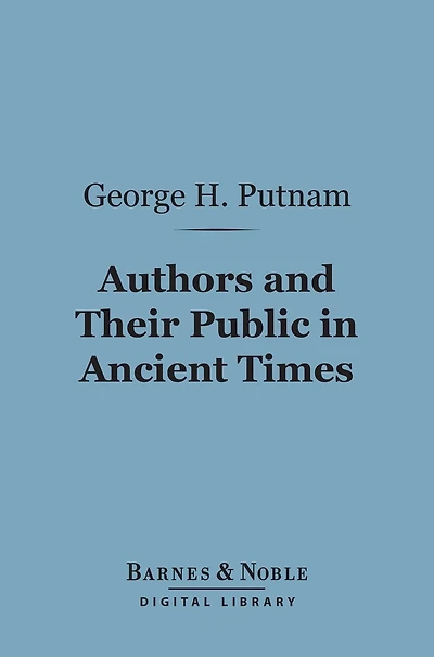 Authors and Their Public Ancient Times