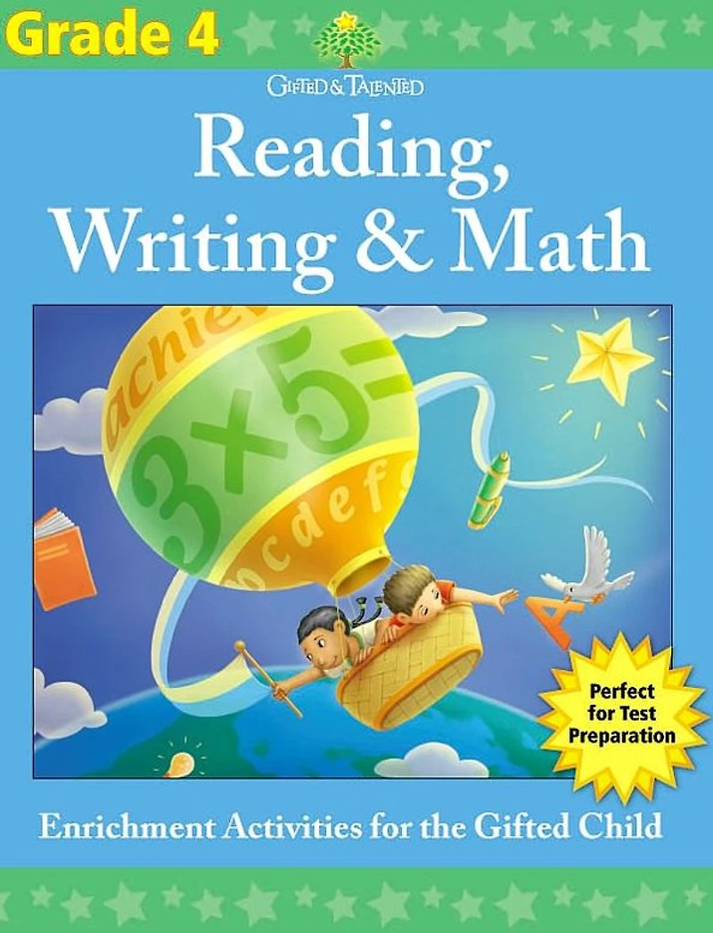 Gifted & Talented: Grade 4 Reading, Writing & Math (Flash Kids Gifted & Talented)