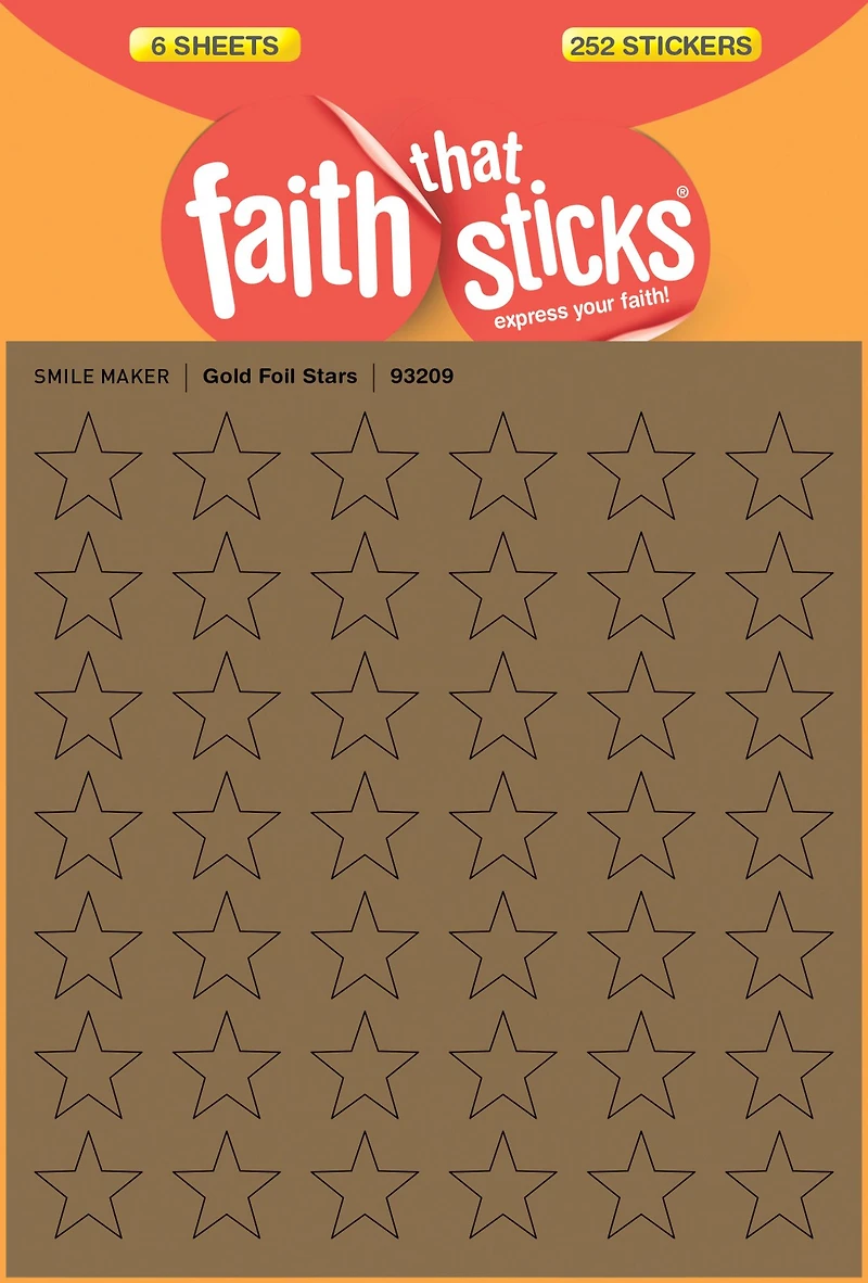 Gold Foil Stars