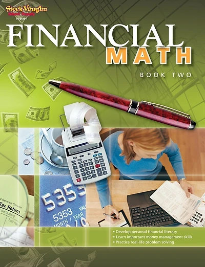 Steck-Vaughn Financial Math: Reproducible Book 2