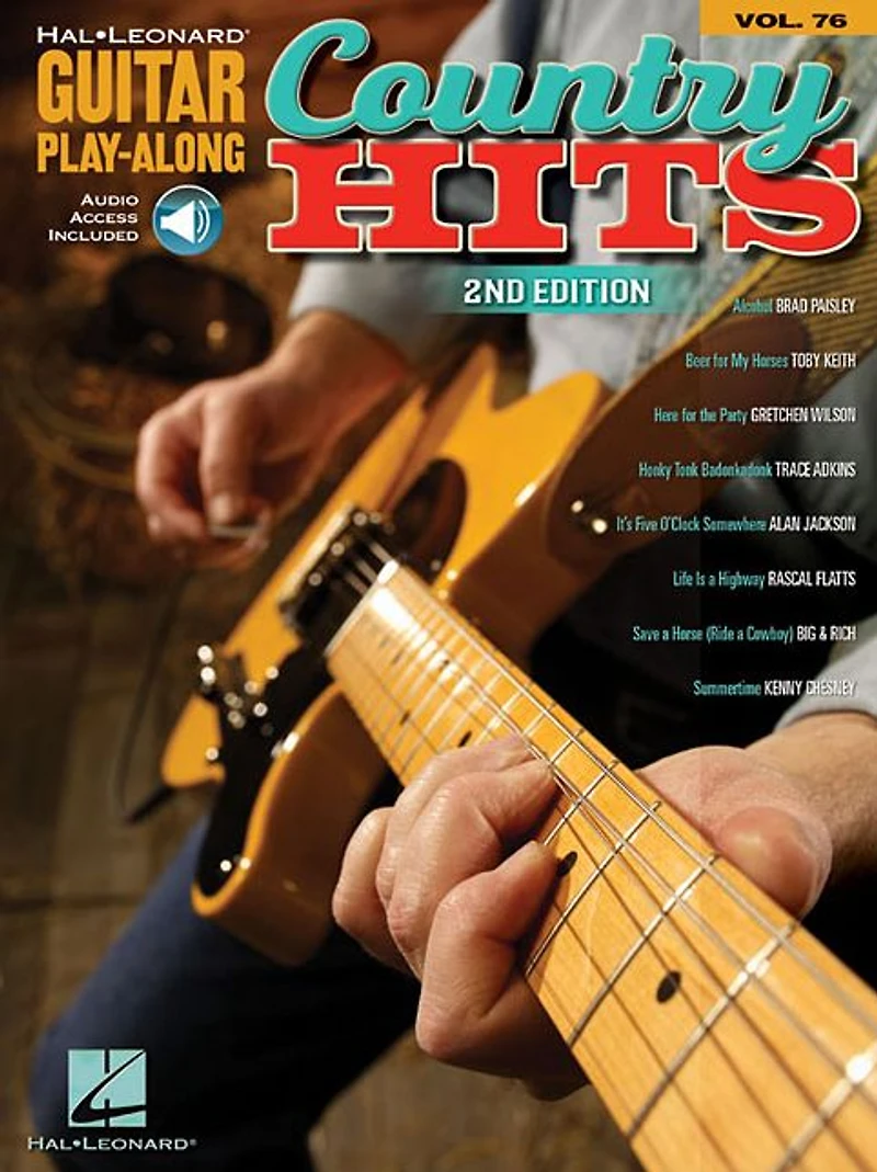 Country Hits: Guitar Play-Along Volume 76