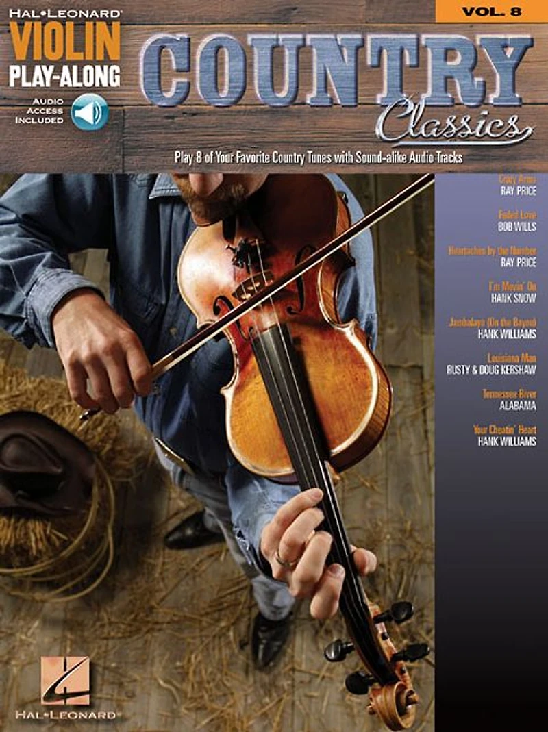 Country Classics (Songbook): Violin Play-Along Volume 8