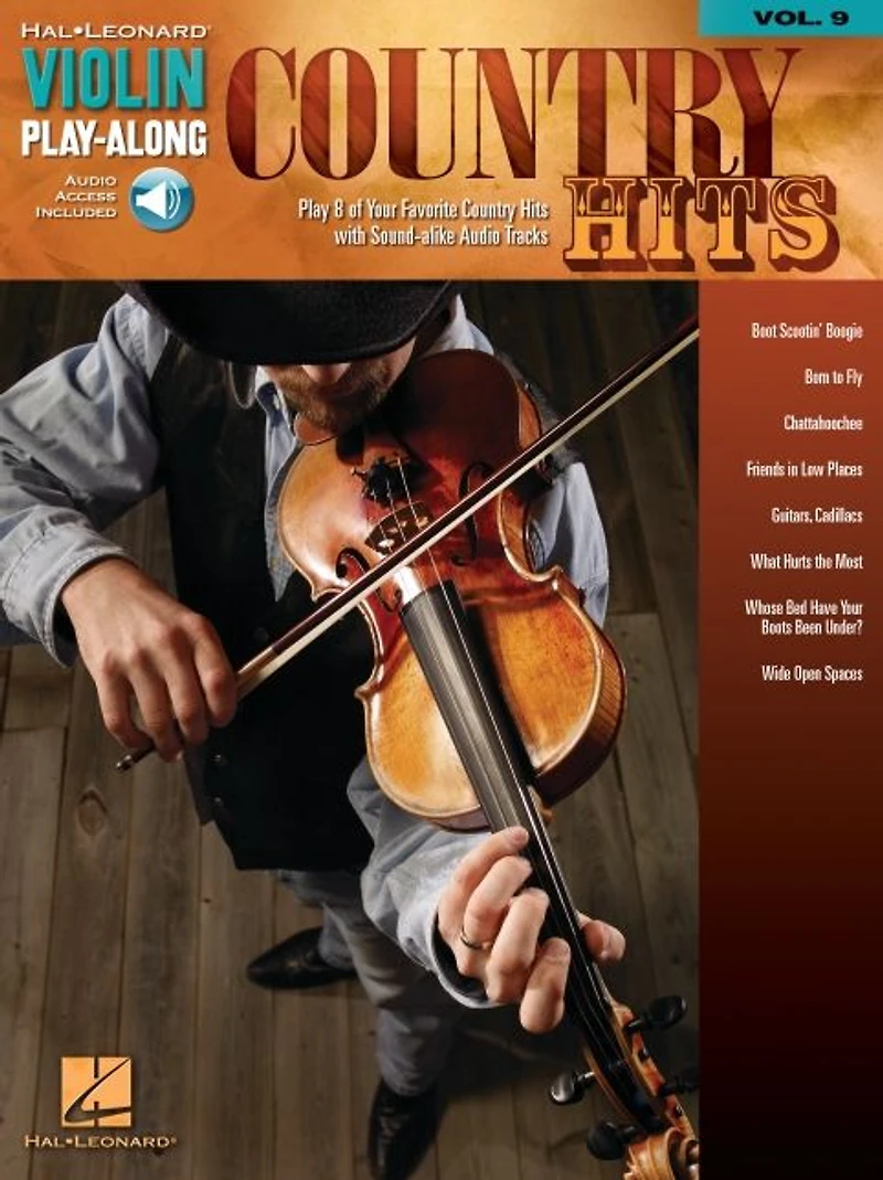 Country Hits (Songbook): Violin Play-Along Volume 9