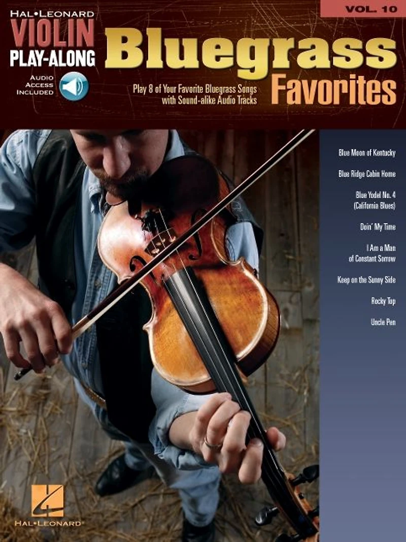 Bluegrass Favorites: Violin Play-Along Volume 10