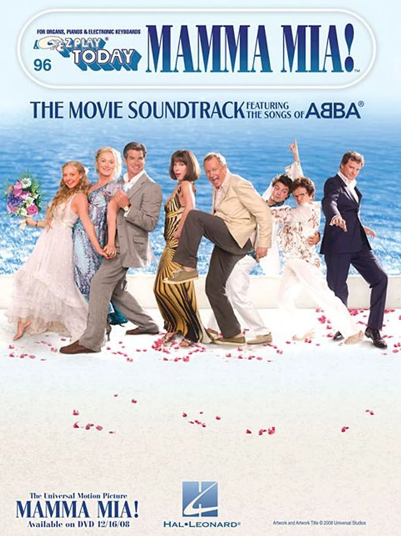 Mamma Mia - The Movie Soundtrack (Songbook): E-Z Play Today Volume 96