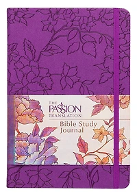 The Passion Translation Bible Study Journal (Peony)