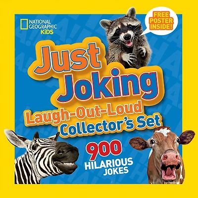 National Geographic Kids Just Joking Laugh-Out-Loud Collector's Set: 900 Hilarious Jokes