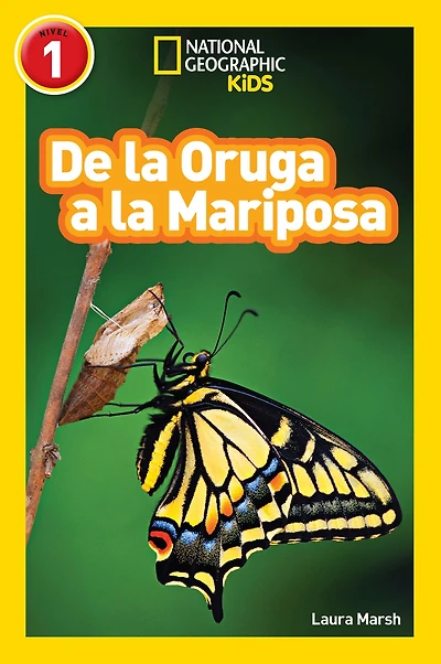 De la Oruga a Mariposa (Caterpillar to Butterfly) (National Geographic Readers Series