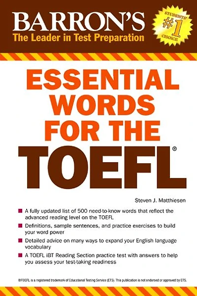 Essential Words for the TOEFL