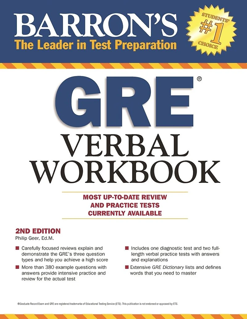 Barron's GRE Verbal Workbook