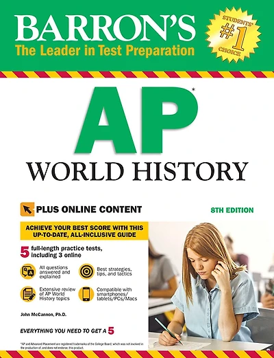 AP World History: With Online Tests