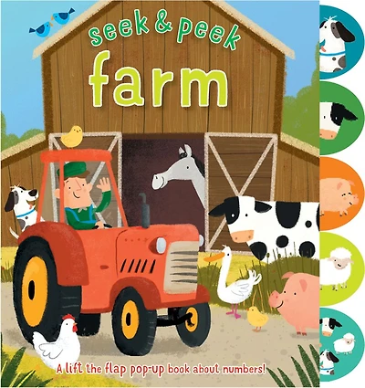 Seek & Peek Farm: A lift the flap pop-up book about numbers!