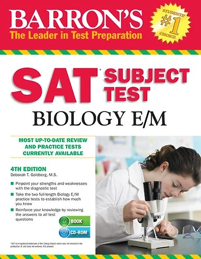 Barron's SAT Subject Test Biology E/M with CD-ROM